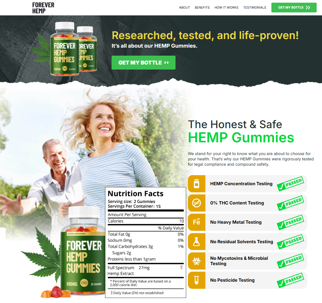 Forever Hemp Gummies Australia