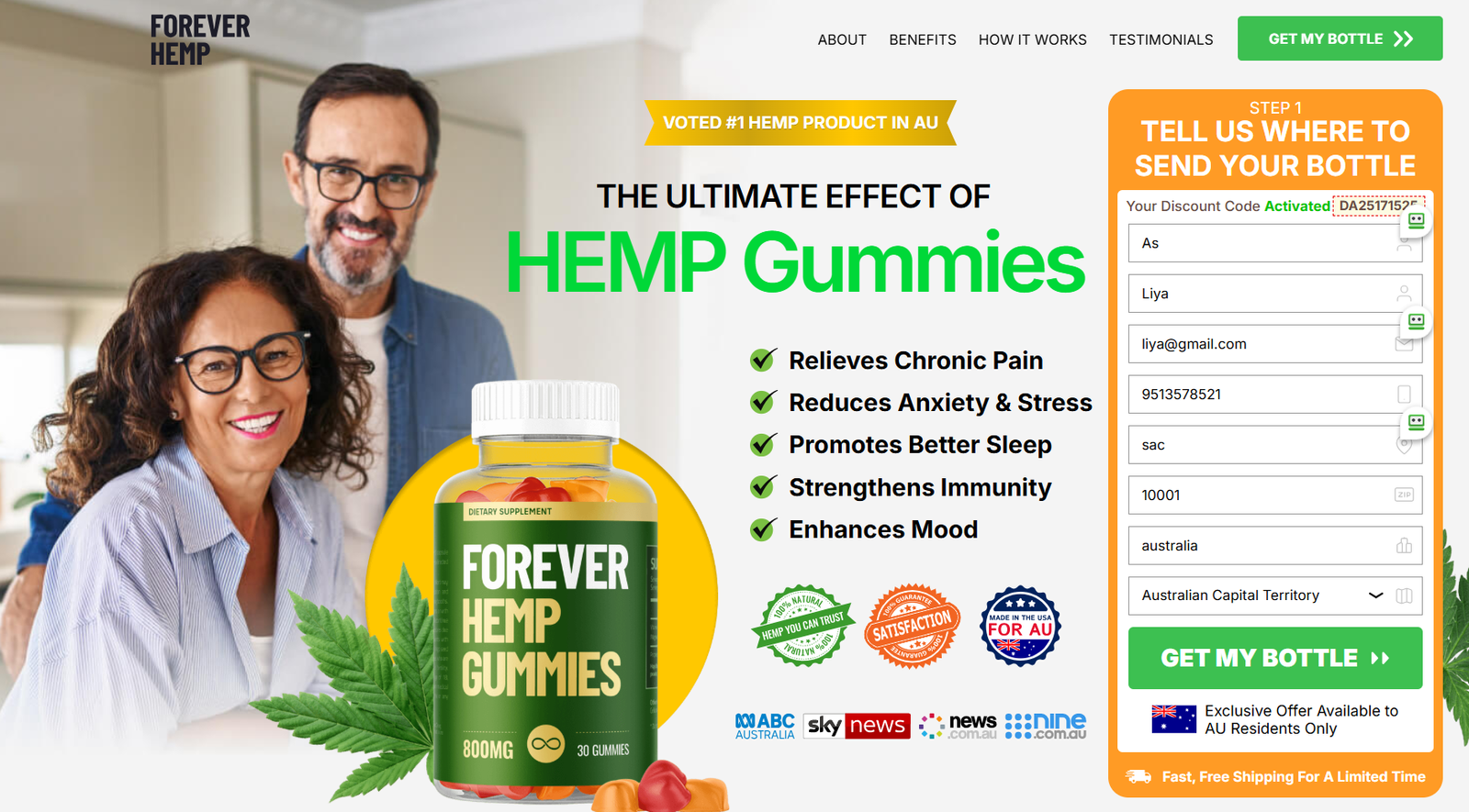 Forever Hemp Gummies Australia