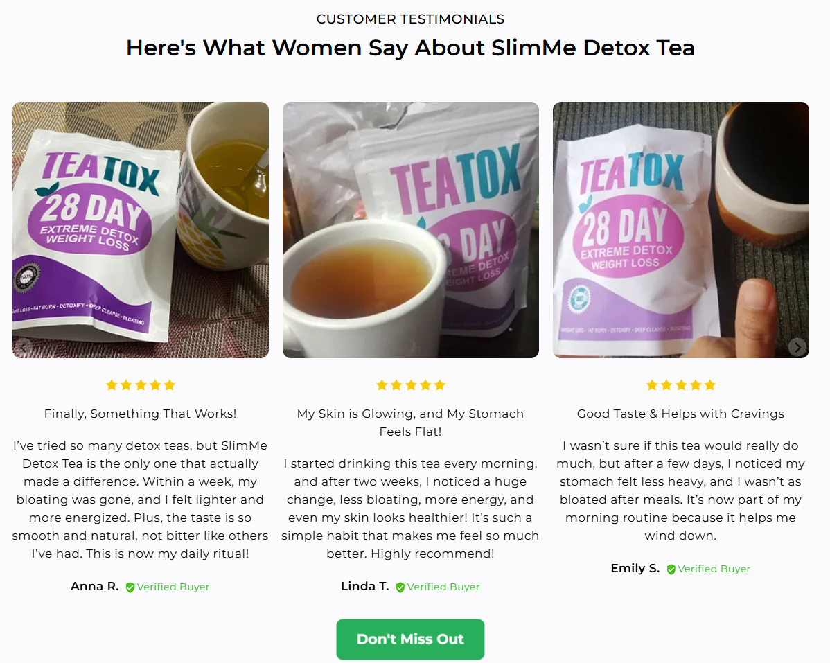 SlimMe Detox Tea