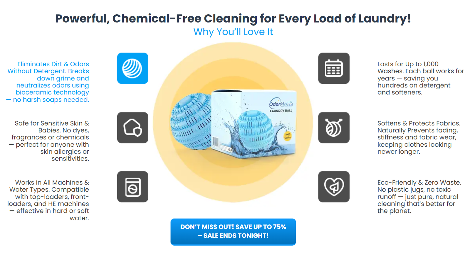 OdorCrush Laundry Ball