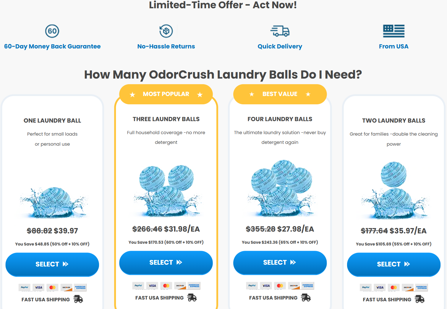 OdorCrush Laundry Ball