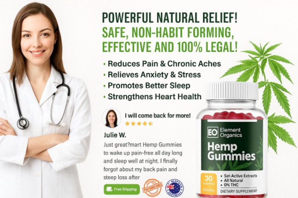 Element Organics Hemp Gummies Australia