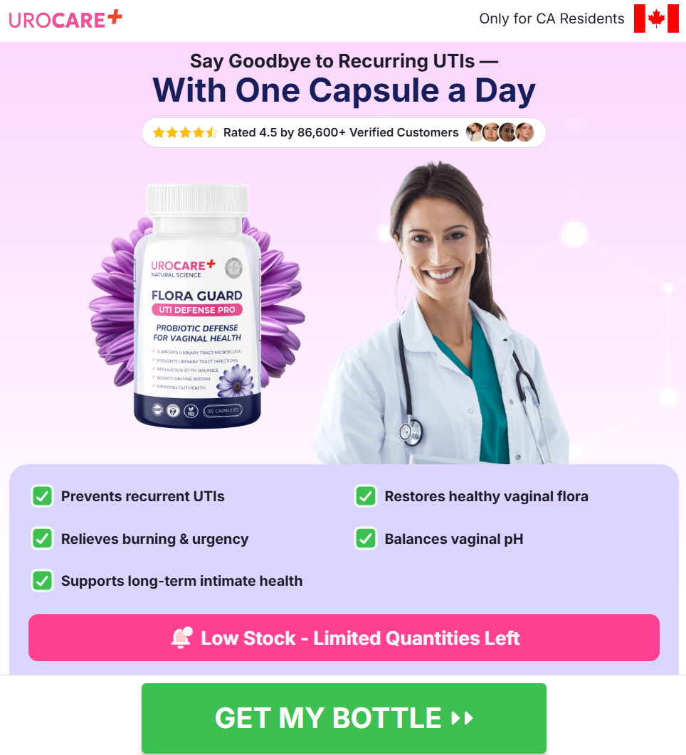 Urocare FLORA GUARD Capsules Canada