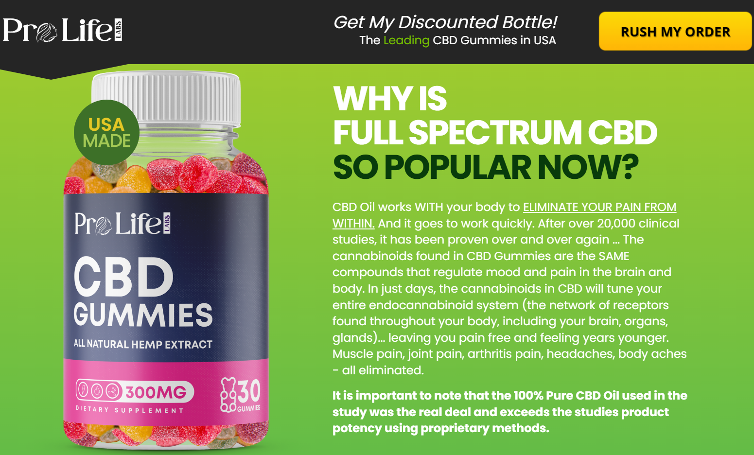 ProLife CBD Gummies
