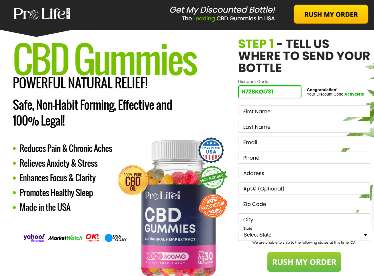 ProLife CBD Gummies