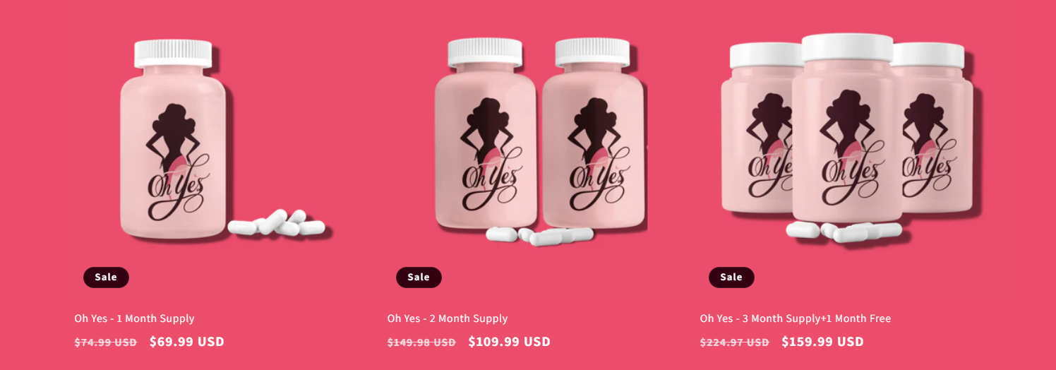 Ohyes Female Libido Enhancement