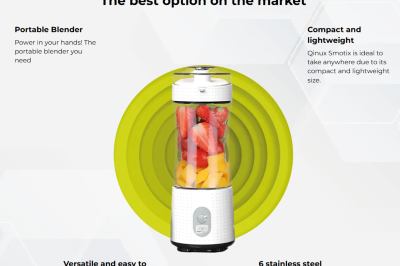 Qinux Smotix Reviews Portable Blender Smoothies Easier And Faster!