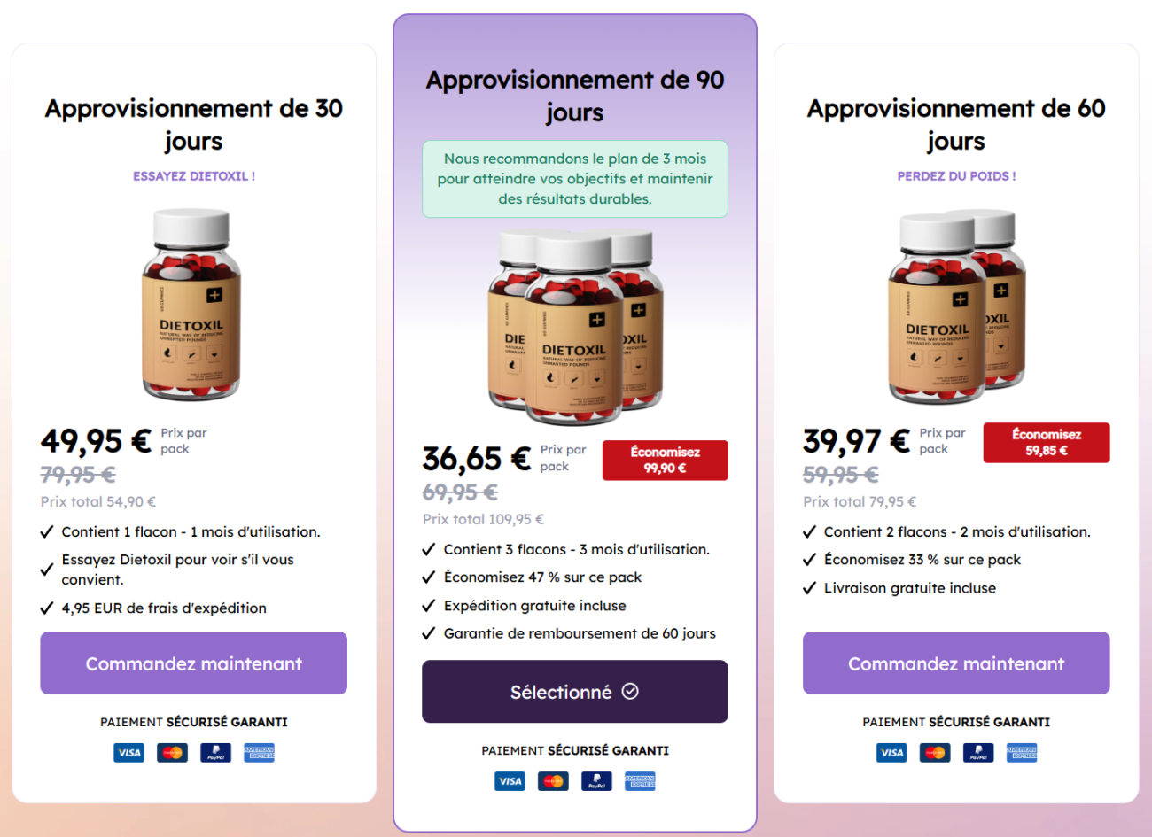 Dietoxil Gummies France