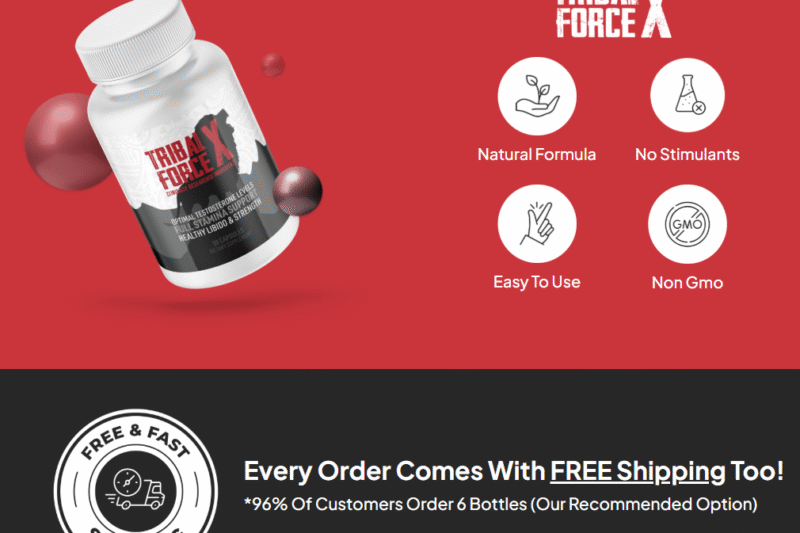TribalForce X Male Enhancement Boost Sexual Stamina And Relief Stressful Life!